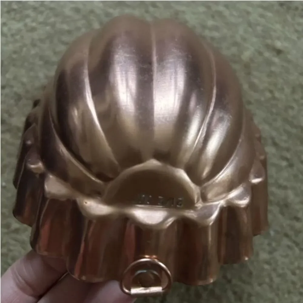 Jello Copper Oval Mold 2 1/2 Cups
